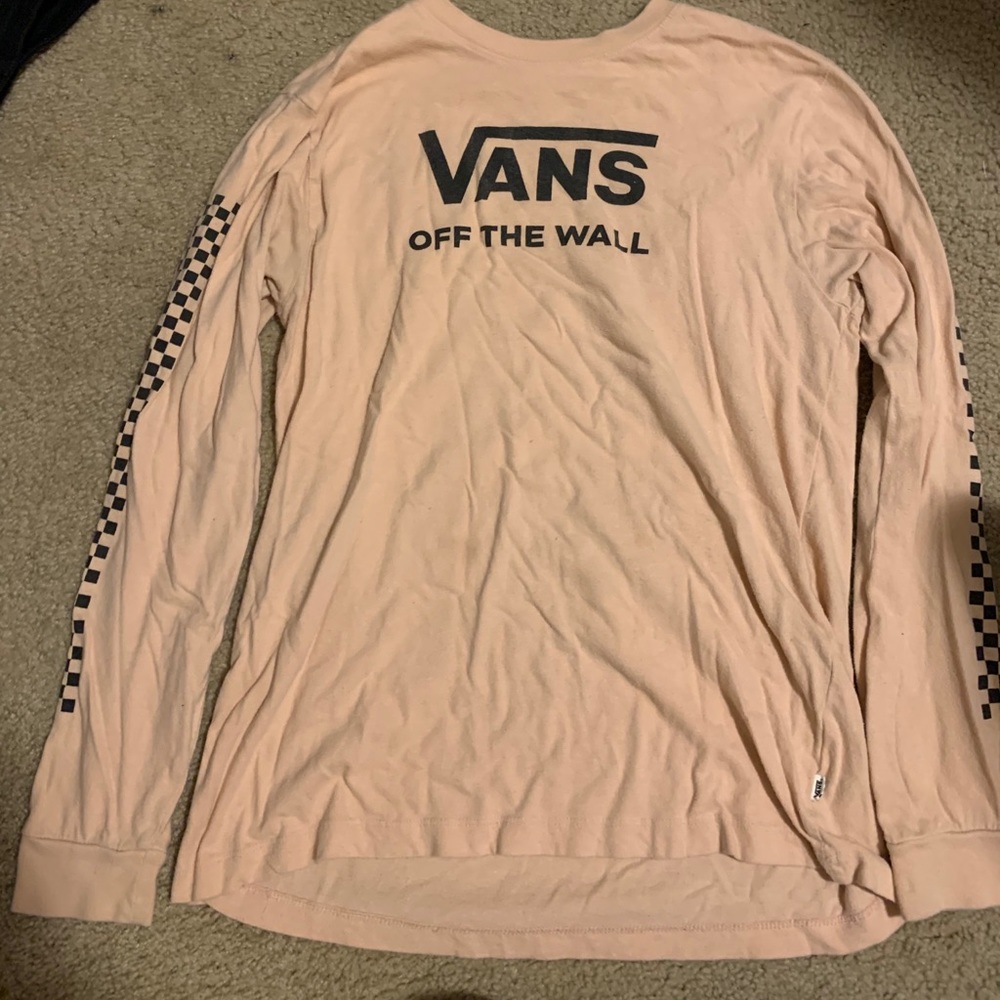 Peach Vans Long Sleeve